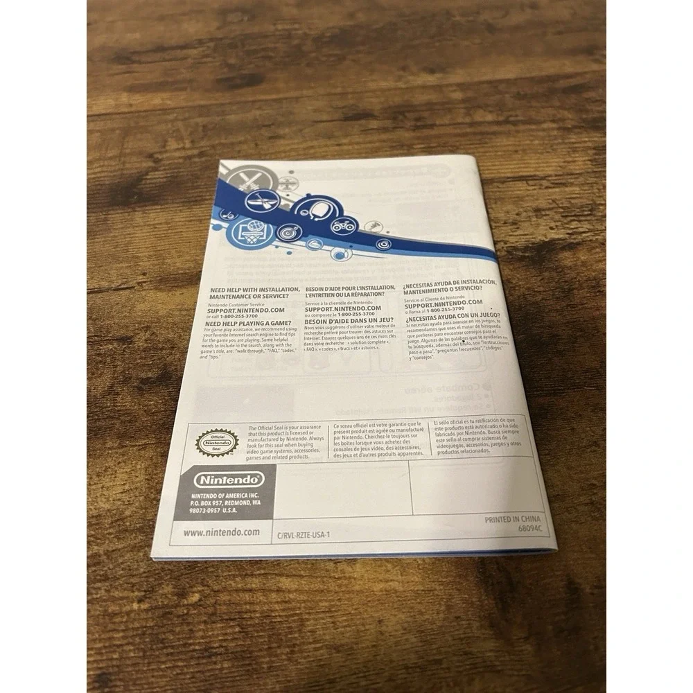 Wii Sports Resort Nintendo Wii MANUAL ONLY